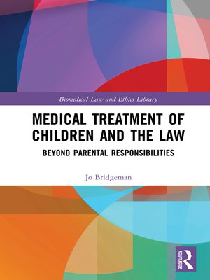 cover image of Medical Treatment of Children and the Law